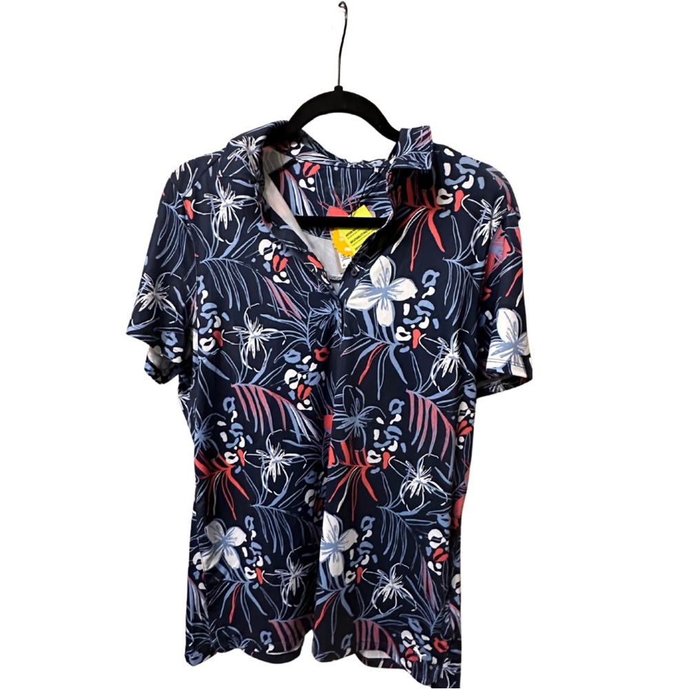 Women’s Puma Floral Golf Polo Size Large